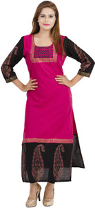 Zoeyams Printed Women's Straight Kurta