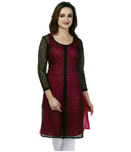 AAINU COLLECTION Casual Solid Girl's Kurti