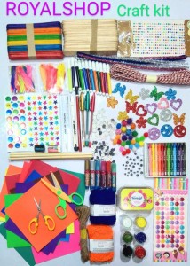 ROYALSHOP ART & CRAFT KIT ,DIY CRAFT MATERIALS FOR BOYS AND GIRLS