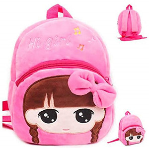 Flipkart Littoze Hi Girl School Bag Soft Material Plush