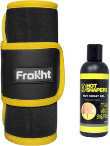 frokht Adjustable Sweat Belt Slimming Belt With Hot Sweat Gel For Fat Burn And Fast Tummy Fat Reduce Gel For Men Women 3XL Size Slimming Belt Price in