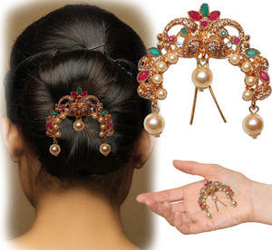 Hair bun brooch new arrivals