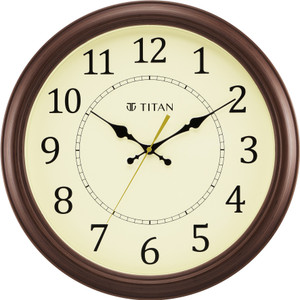 Titan Analog 42 cm X 42 cm Wall Clock Price in India Buy Titan Analog 42 cm X 42 cm Wall Clock online at Flipkart