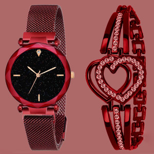 NESTER Magnetic Chain magnet strap hand watch girls watch for