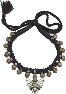 Black thread hotsell choker necklace