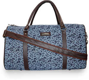 ESBEDA Denim Duffle Bag Duffel Without Wheels Blue Price in