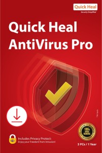 QUICK HEAL 3 PC PC 1 Year Anti-virus (Email Delivery - No CD)