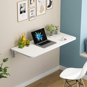 FURNIFUN Wall Mounted Table Folding MDF Engineered Wood Study