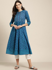Sangria cheap blue anarkali