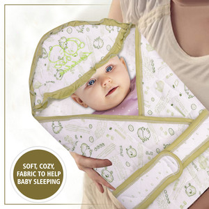 TINY LOOKS new born baby Wrapper blanket Sleeping Bag Cum Nest Bag