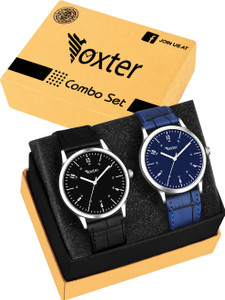FOXTER Slim Model Leather Belt Gents Exclusive Designer Combo Casual PartyWear Formal Designer Stylish New For Boys And Mens Analog Watch Analog Watch For Men Buy FOXTER Slim Model Leather Belt Gents