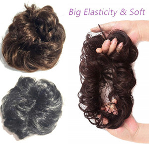 Halo hair shop extensions messy bun
