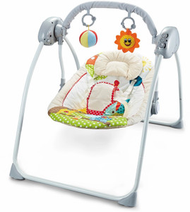 FirstCrawl REMOTE CONTROL Deluxe Portable Baby Swing Toddler Swing