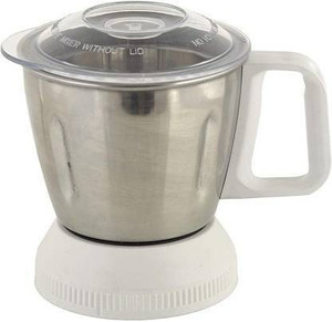 H HADDU Grinder Steel Jar 1000 ml White Mixer Juicer Jar 1000