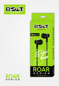 Bolt wired on sale earphones