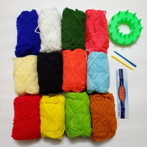 Woolen flower image online