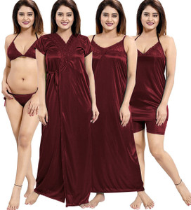 Hot night dress for ladies flipkart 2025