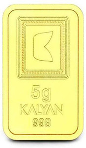 Candere by Kalyan Jewellers 24K 999 24 995 K 5 g Gold Bar