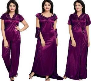 Satin night shop dress flipkart