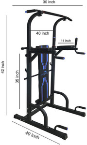 RIO PORT free standing pull up bar parallel bar dips station and
