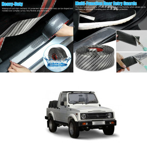 XZRTZ Universal Carbon Fibre Car Door Sill Guards Protector Self