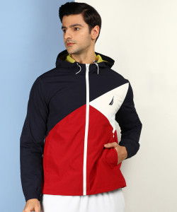NAUTICA Full Sleeve Colorblock Men Jacket Buy NAUTICA Full