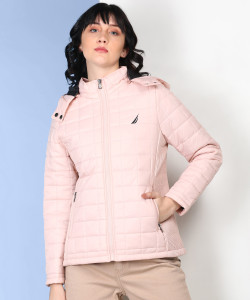 Nautica pink puffer jacket online