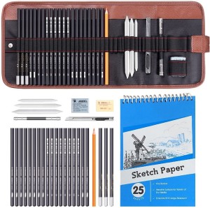 Flipkart.com | SKYGOLD KS ARTISTS SKETCH PAD A4 SIZE FOR DRAWING WITH  CAMLIN DRAWING & CHARCOAL PENCIL SET COMBO SKETCHING KIT FOR ARTISTS - SKETCHING  KIT