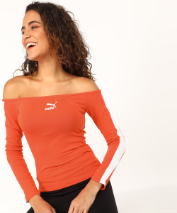 Puma off shoulder top shop