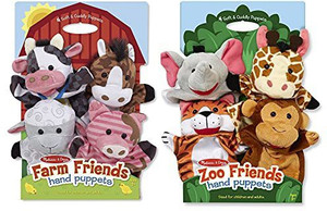 Melissa and doug animal puppets store