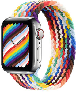 NFELIA 42 44MM Rainbow Edition Braided Solo Loop Artfully Weaves