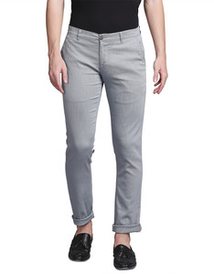 PARX Tapered Men Grey Trousers Buy PARX Tapered Men Grey