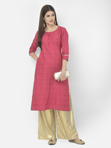 Span Women Embroidered Straight Kurta Buy Span Women Embroidered