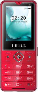 I Kall K55 Keypad Mobile (2.4 Inch, Dual Sim)(Red)