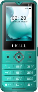 I Kall K55 Keypad Mobile (2.4 Inch, Dual Sim)(Green)