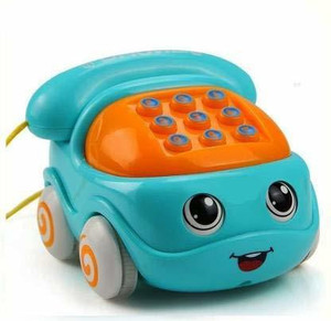 Pull along phone outlet toy