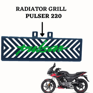 Olsic pulsar 220 bs6 Radiator Guard green Bike Radiator Guard