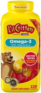 Lil Critters Omega 3 EPA DHA ALA 220 Gummies Price in India