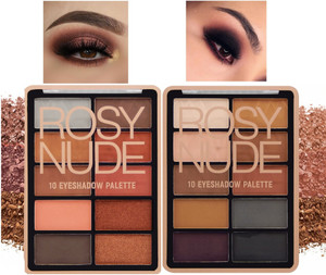 ENYO Rosy Nude and Natural 10 Color Mini Eyeshadow Palette (SHADE ...