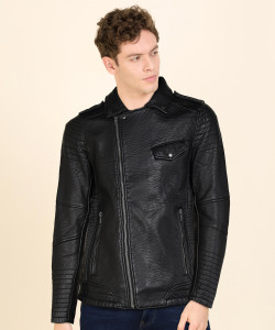 Gas leather jacket top