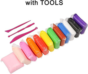 Flipkart SHALAFI Non toxic kids gifts air dry clay non