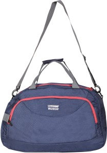 De Vagabond Travelling Bag Mini Duffle Wheeler Packable Black in