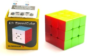 VSJ ONLINE TRADE High Speed Stickerless 3x3x3 Smooth Swing And Faster Magic Cube Puzzles Game