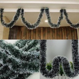 300 X Red, Green, White Christmas Tinsel Arts & Crafts Pom Poms Decorations  