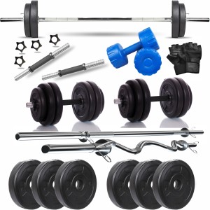 Gym Insane 12 kg Home gym equipment set 12kg 2kgx6 PVC dumbbell