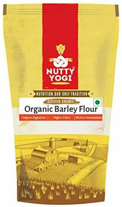 Organic Barley Flour l Gluten Free Atta l 100% Natural & Vegan l Jau ka Atta l Fibre Rich l Make Healthy Snacks l Mix with Wheat Flour & Make Chapati l 1KG