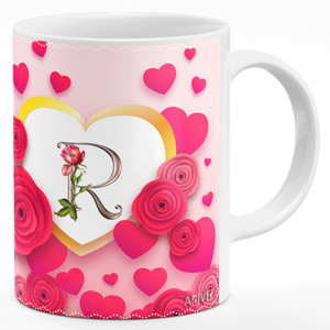 Letter R In Heart Shape