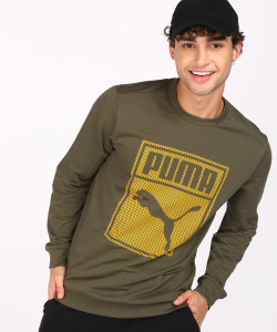 PUMA Full Sleeve Printed Men Sweatshirt Buy PUMA Full Sleeve