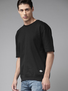 Half sleeve cheap sweatshirt mens