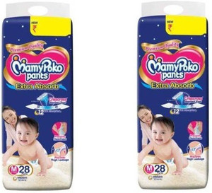 MamyPoko PANTS Extra Absorb Medium 28 pieces Pack of 2